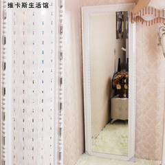 韩式 简约现代穿衣镜全身落地试衣镜 客厅玄关壁挂镜子