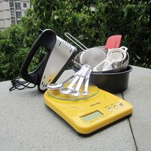 喜多烘焙/戚风工具套装/零基础烘焙工具新手套装/蛋糕模具/8件套