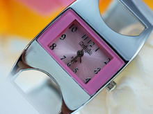 Chicas calientes amor reloj pulsera de color rosa señoras reloj pulsera temporada de verano de moda