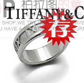 Tiffany 925 anillos de la joyería de plata estrecho romana cajas de regalo