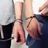 【朝物凝集】潮人必备饰品 潮人手绳 幸运绳 许愿绳子 男女款