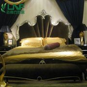新古典后现代实木双人床 欧式婚床 实木定制卧室家具 床