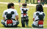 亏本清仓 居氏601 日单纯棉米奇亲子装 三件只售70元 四色可选