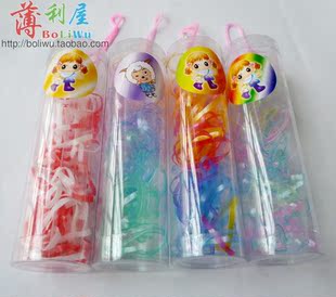  儿童头饰批发价 韩国儿童发饰 筒装儿童橡皮筋 发圈 发绳
