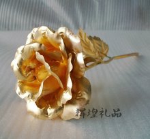 Lámina de oro Corona especial rosas oferta genuina de oro rosa Jumbo Tanabata envió a su novia