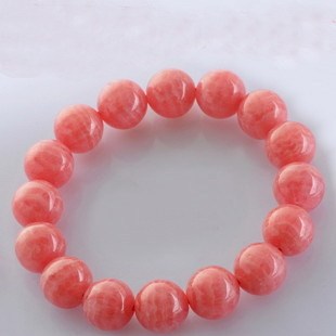  正品纯天然水晶AAAA半冰种极品正品红纹石女士款桃花来袭转运手链