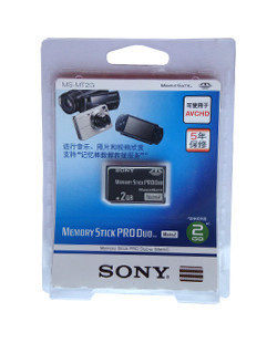 SONY索尼 2G<span class=H>记忆</span><span class=H>棒</span>MS卡 MT2G 支持高清拍摄