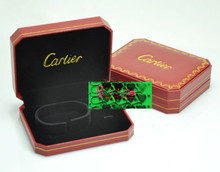 Cartier Cartier Cartier caja de joyas caja de regalo caja de embalaje del cartucho está lleno