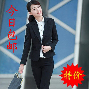 正装职业装 西装女装工作服OL时尚白领丽人职业套装2011秋冬装