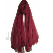100%桑蚕丝3米*1.4米超长宽真丝围巾丝巾