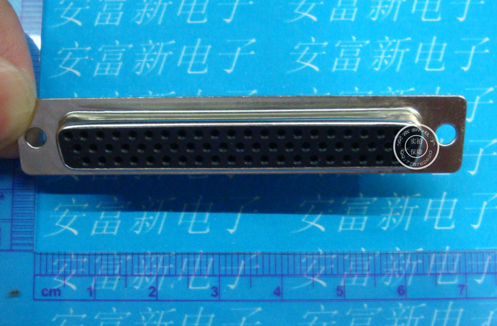 DB64 64PIN直插母头 三排64芯 焊线式 接线式