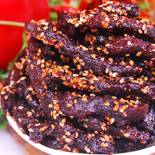  四川特产 蜀道香天椒麻辣牛肉干100g(120)川味里的百里挑一