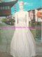 实物婚纱礼服米白色韩版001款