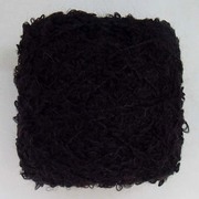 diy手工编织密圈时装毛线，6a37纯黑中粗软贴肤外套围巾