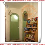 地中海美式乡村卧室门厨房门卫生间门拱形门圆弧门弧形门