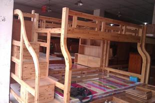 实木柏木床家具儿童床，上下床高低床双层床，抽屉楼梯床1.2米1.5米