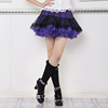 GLP夏季公主蓬蓬裙紫色蛋糕裙蕾丝短裙(配打底裤)61093通勤