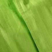 贡缎纯色全棉床单条纹，单人双人床品家纺单件，无果绿尺寸可订做