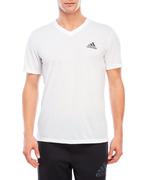 美国直邮Adidas/阿迪达斯 1670-6279经典白色短袖V领T恤男修身