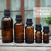 100ml5030105带滴塞大头盖，护肤工具棕色玻璃精油瓶