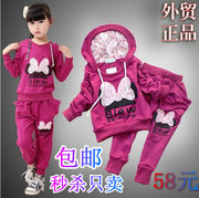 2024韩版 春秋女童中大童米奇套装 儿童休闲运动套装童装