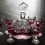创意高端水晶玻璃威士忌杯洋酒杯，醒酒器红酒瓶酒樽，酒具套装温酒器