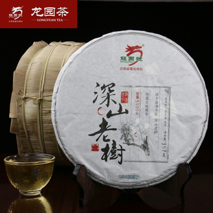 龙园号 普洱茶生饼2015早春深山老树 布朗山老树茶 357g 