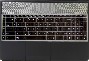 ASUS华硕N75S键盘保护贴膜17英寸电脑笔记本配件周边全覆盖防尘透明可爱套罩垫彩色凹凸硅胶卡通防水按键防灰