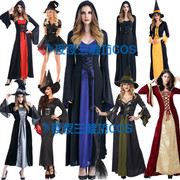 2022万圣节女巫服装成人，cosplay魔法女巫，装扮女巫婆衣服女巫长裙