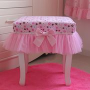 韩式田园可爱小公主化妆凳罩钢琴凳套可梳妆台，罩床头柜罩