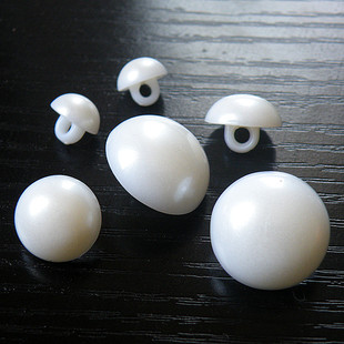 纽扣扣子专卖高档白色珍珠，圆形扣子蘑菇扣女士，雪纺衬衫开衫扣子