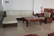 红木家具缅甸花梨新中式六件套客厅沙发组合大果紫檀红木沙发