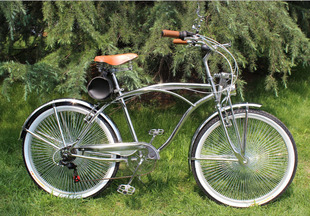 26寸24寸男式变速复古自行车，日本进口变速器，男女通勤现代简约单车