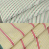 100%桑蚕丝条纹色织真丝布料 简约高档挺括细条纹衬衣面料
