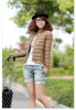 反季韩版missfofo羽绒服，女士短款荷叶，边轻薄修身外套