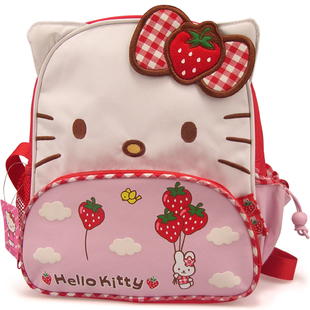 韩版卡通幼儿园书包女hello kitty儿童书包幼儿双肩卡通背包