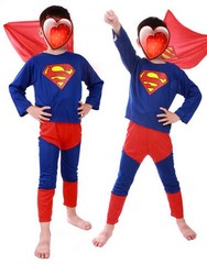 万圣节儿童演出服装 蜘蛛侠衣服 表演服饰 儿童蝙蝠侠超人服装