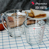 进口奶茶店量杯带刻度玻璃烘焙家用钢化玻璃量杯1000ml500ml厨房
