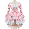 lolita哥特式收腰连身短裙公主，宫廷洋装超修身颜色可选可定制