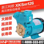 浙江利欧LEO水泵XKSm126高压微型自吸泵 家庭生活用水增压抽水泵