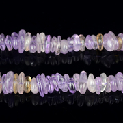 天然水晶紫黄晶碎石不规则，片diy手工饰品，配件材料串珠散珠