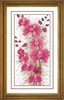 小小鱼col160-2灿烂的兰花，简约客厅精准印花印布十字绣套件