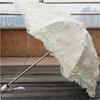 韩版二折叠蕾丝立体花黑胶米白色防紫外线公主伞太阳伞遮阳晴雨伞