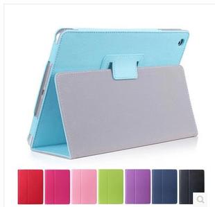 iPad2 3 4代荔枝纹二折皮套 ipad4代皮套 保护外壳超薄支架保护套