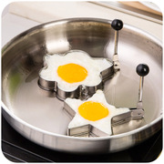 加厚不锈钢心形煎蛋圈煎鸡蛋，模具创意煎蛋器，爱心早餐diy南瓜饼
