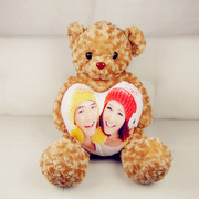 diy定制泰迪熊毛绒玩具熊抱枕(熊，抱枕)玩偶，可爱布娃娃送女朋友生日礼物
