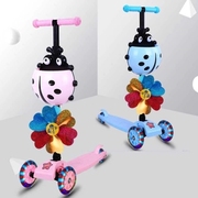 儿童滑板车2-8岁折叠小孩3四轮闪光溜溜车宝宝踏板车男女孩滑滑。