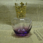 法国香薰瓶一见钟情小苹果紫色玻璃香薰瓶点火香薰灯熏香炉香熏灯