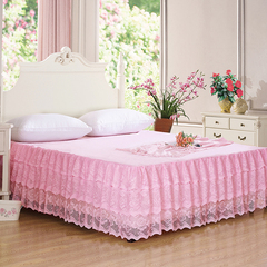 高端公主单件蕾丝床裙夏天美容床罩单件床盖床