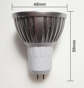 LED灯杯 GU10 GU5.3 E27高亮3W节能射灯泡220V12V插脚led射灯光源
